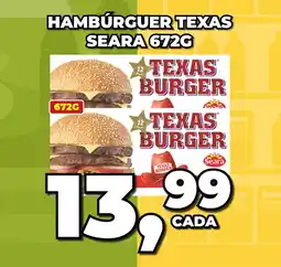 Rede Economia Hambúrguer texas seara oferta