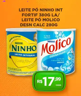 DB Supermercados Leite pó ninho int fortif  la/ leite pó molico desn calc oferta