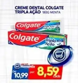 Novo Mix Creme dental colgate tripla ação menta oferta