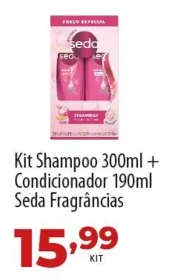 Akki Atacadista Kit Shampoo + Condicionador Seda Fragrâncias oferta