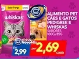 Novo Mix Alimento pet caes e gatos pedigree e whiskas oferta