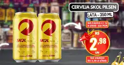 Serrano Supermercado Cerveja skol pilsen lata oferta