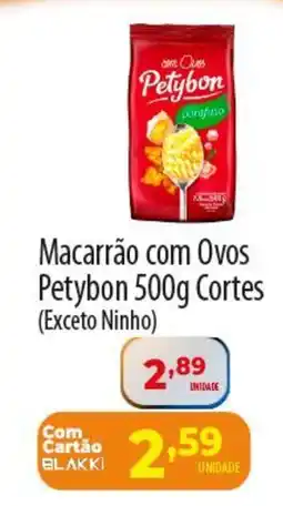 Akki Atacadista Macarrão com Ovos Petybon Cortes oferta