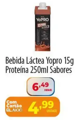 Akki Atacadista Bebida Láctea Yopro 15g Proteína Sabores oferta