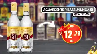 Serrano Supermercado Aguardente pirassununga 51 oferta