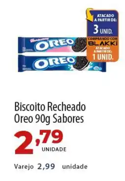 Akki Atacadista Biscoito Recheado Oreo Sabores oferta