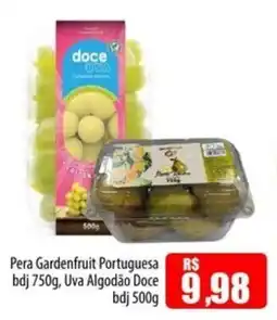 Proença Supermercados Pera Gardenfruit Portuguesa bdj, Uva Algodão Doce oferta