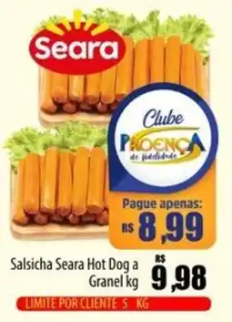 Proença Supermercados Salsicha Seara Hot Dog a Granel oferta