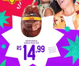 Royal Supermercados Mortadela sadia peça oferta