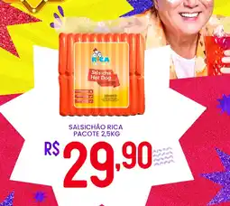 Royal Supermercados Salsichão rica pacote oferta