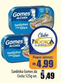 Proença Supermercados Sardinha Gomes da Costa oferta