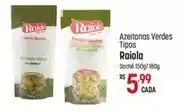 Raiola - azeitonas verdes tipos