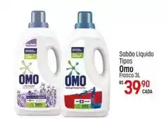 Muffato Omo - sabão liquido tipos oferta