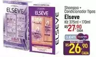 Muffato Elsève - shampoo + condicionador tipos oferta