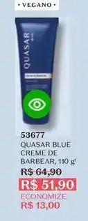 O Boticário Quasar - blue creme de barbear oferta