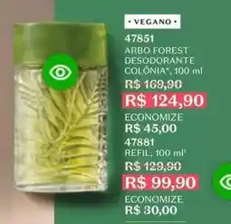 O Boticário Arbo - forest desodorante colônia oferta