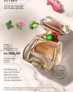 O Boticário Forma - combine eau de parfum favorita com lum sirope i creme acetinado oferta