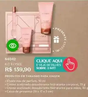 O Boticário O boticario - kit elysee oferta