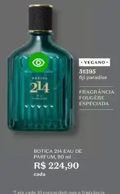 O Boticário Paradise - eau de parfum oferta