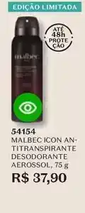 O Boticário Malbec - icon an- itiranapirante desodorante aerossol oferta