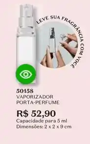 O Boticário O boticario - vaporizador porta-perfume oferta