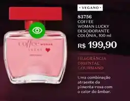 O Boticário O boticario - coffee woman lucky desodorante colônia oferta