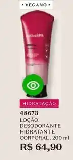 O Boticário O boticario - loção desodorante hidratante corporal oferta