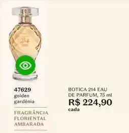 O Boticário Golden - eau de parfum oferta