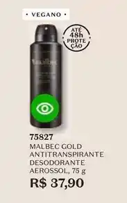 O Boticário Malbec - gold antitranspirante desodorante aerossol oferta