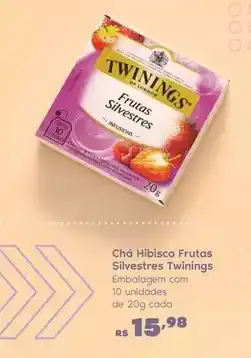 Sam's Club Twinings - chá hibisco frutas silvestres oferta