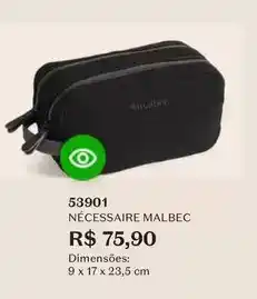 O Boticário O boticario - nécessaire malbec oferta