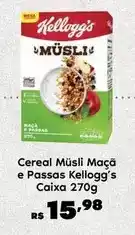 Sam's Club Kellogg´s - cereal muisli maçã e passas oferta