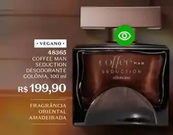 O Boticário O boticario - coffee man seduction desodorante colônia oferta