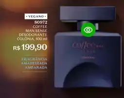 O Boticário Sense - coffee man desodorante colônia oferta