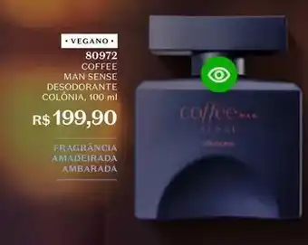 O Boticário Sense - coffee man desodorante colônia oferta