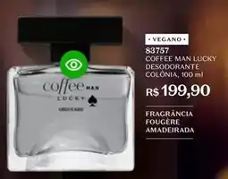 O Boticário Lucky - coffee man desodorante colônia oferta