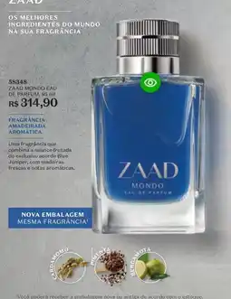 O Boticário Zaad - embalagem oferta