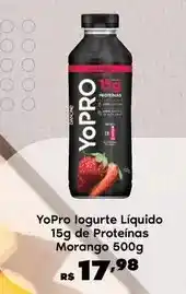 Sam's Club Danone - yopro logurte líquido 15g de proteïnas morango oferta