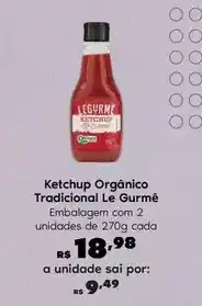 Sam's Club Tradicional - ketchup orgânico tradicional oferta