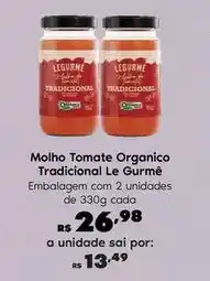 Sam's Club Tradicional - molho tomate organico tradicional oferta