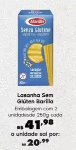 Sam's Club Barilla - lasanha sem gluten oferta