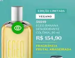 O Boticário O boticario - gel de banha deodorant colônia oferta