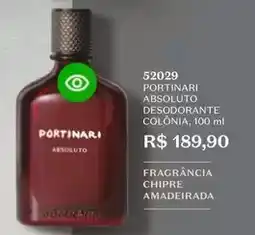 O Boticário Portinari - absoluto desodorante colônia oferta