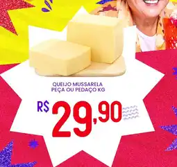 Queijo mussarela peça ou pedaço