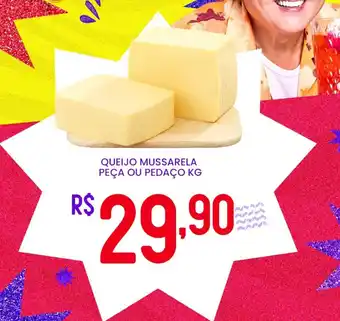 Royal Supermercados Queijo mussarela peça ou pedaço oferta