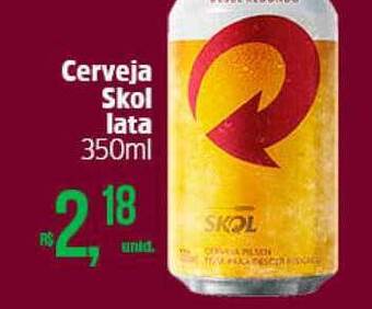 Atacado Máximo Cerveja Skol Lata 350ml oferta