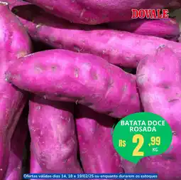 Dovale Batata doce rosada oferta