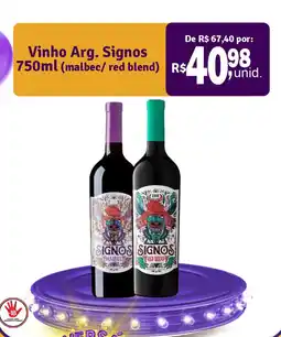 Cocipa Vinho Arg. Signos oferta