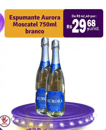 Cocipa Espumante Aurora Moscatel branco oferta