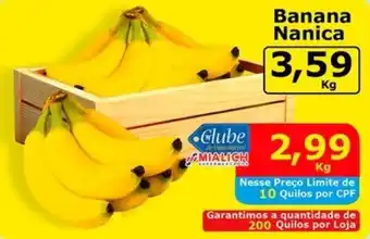 Mialich Supermercados Banana Nanica oferta